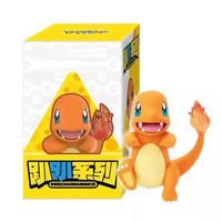 72 Cajas de Figuras de Acción de Anime Funism Poke, Serie Party, de 48-80 mm, Pikachu, Gengar, Adornos para Coche, Ordenador, Pantalla, Juguetes de Regalo