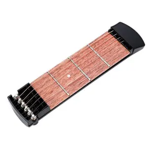 Low price Factory Direct Wholesale 4 Fret 6 Strings Portable Pocket Guitar Mini Guitar Finger Exercise For Trainer
