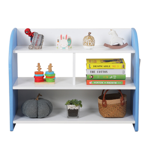 3 Tier Children's <b>Book</b> Shelf ,MDF+ PU Kid <b>Book</b> Shelf ,<b>Book</b> Rack for Kid <b>Room</b>,Toddler Bookshelf for Nursery, Bedroom, Playroom - Product Image 2