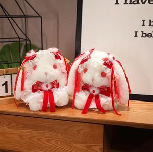 Peluche lapin Lolita de 20 cm pour le Nouvel An et les mariages, poupée en tissu, coussin, cadeau d'<span class=keywords><strong>anniversaire</strong></span> pour femme - Product Image 2