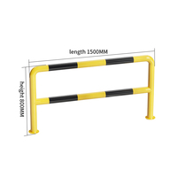 Système de garde-corps anti-collision en acier de type U-M sur mesure pour la sécurité des parkings
