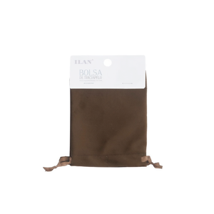 Borsa in velluto Ilan 6x8 cm marrone, confezione da 2 per la conservazione - Product Image 1