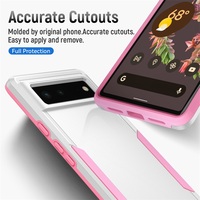 Coque antichoc pour Google pixel 6 hybride protection complète couverture de téléphone de luxe pour Google pixel 6 pro