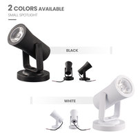 NOUVEAU MINI Lampe à réflecteur PC Material Cabinet AC220V White/Warm White/RGB Surface Mounted LED Spotlight Indoor Lighting Spot