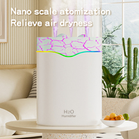 Flamme de volcan 2000ml USB diffuseur d'arôme usine nouveau Style veilleuse humidificateur à brume fraîche effet de feu coloré pour les grandes pièces