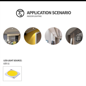 옥수수 속 광학 플라스틱 상업적인 프레넬 선형 집중시키는 단계 스포트라이트 사무실 침실 램프 실내 점화 Led 렌즈 - Product Image 5