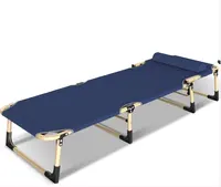 モダンな折りたたみ式ポータブルは、快適な睡眠を厚くし、金属製の折りたたみ式ベッドを広げます