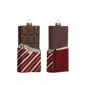 2026 LONGSTAR Chocolat Verre Ornements Décorations D'arbre <span class=keywords><strong>De</strong></span> Noël Dessert Décoratifs Tentures Restaurant Hôtel Décor - Product Image 6