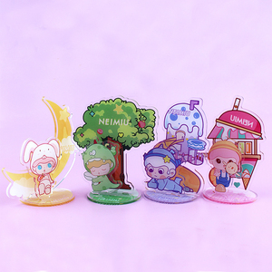 Tùy chỉnh in phim hoạt hình anime <span class=keywords><strong>Acrylic</strong></span> Keychain hình hiển thị đứng cầu vồng Holographic rõ ràng <span class=keywords><strong>Acrylic</strong></span> Standee Móc Chìa Khóa Keyring - Product Image 6