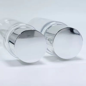 Eco-friendly Empty Skin Care 120ml/ 150ml/180ml Lotion <b>Bottles</b> with Sliver Cap Cosmetic PET Plastic Toner <b>Bottle</b> - Product Image 2