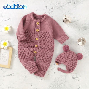 Mimixiong Venta al por Mayor de Ropa de Invierno Personalizada, Pijama de Manga Larga para Bebé, Mamelucos para Bebé, Ropa de Bebé - Product Image 3