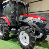 Mini tracteur chinois à petites roues 4x4 avec moteur diesel de 80 à 140 CV, haute productivité pour utilisation agricole