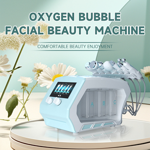 Appareil professionnel 7 en 1 Hydra Mirodermabrasion Ice Blue Hydro Ion Clamp pour améliorer l'élasticité de la peau et lutter contre le vieillissement - Product Image 4