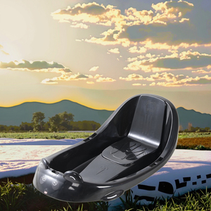 Vente en gros de luge à neige tout-terrain en plastique épaissi, résistante à l'usure, écologique, durable, pour enfants, patins à glace sur herbe - Product Image 1