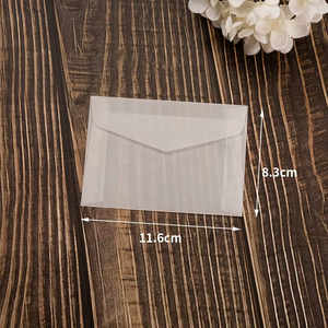 ซองจดหมายเปล่าแบบใสสไตล์เรโทรน่ารักสร้างสรรค์ ราคาโรงงาน สำหรับงาน DIY - Product Image 5