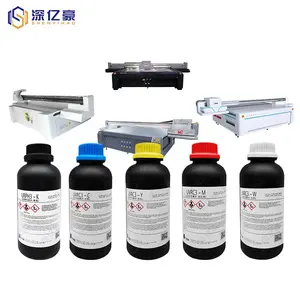 2020 Orginal Import Korea Het Uv Inkt Voor Ricoh Gen5 Printer Inkt Digitale Uv Flatbed Printer Uv Inkten