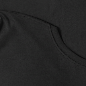 T-shirts en coton uni T-shirts en coton peigné T-shirt à col rond de coupe régulière - Product Image 1