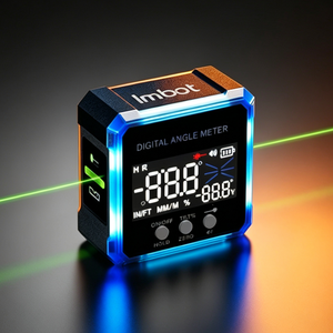Inclinomètre numérique, détecteur d'angle, résolution 0,05, magnétique, <span class=keywords><strong>double</strong></span> <span class=keywords><strong>laser</strong></span>, 600 mAh, rechargeable, outil de précision Imbot - Product Image 1