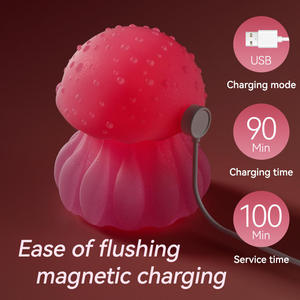 Vibrateur Méduse en Gros Thème Océan Lumière RGB Masseur Personnel Personnalisable Logo Jouet Adulte Nouveauté - Product Image 3