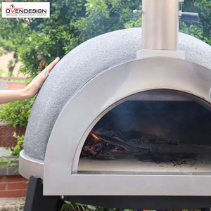 Di alta qualità singolo all'aperto <span class=keywords><strong>forno</strong></span> per Pizza <span class=keywords><strong>a</strong></span> <span class=keywords><strong>legna</strong></span> nuovo Design <span class=keywords><strong>con</strong></span> alimentazione manuale in acciaio inox Freestanding-per OEM/ODM - Product Image 4