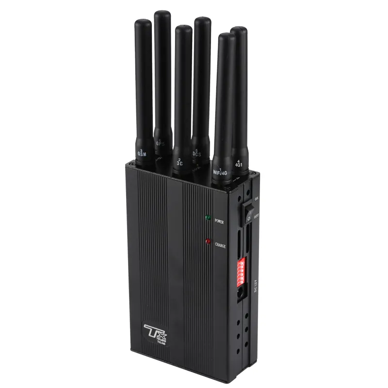 RX Portable Handheld 6 Channels GSM CDMA LTE 3G 4G WIFI2.4G GPS Lojack for cell phone signal