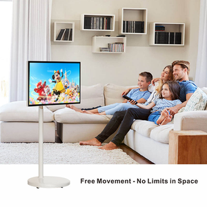 <span class=keywords><strong>ทีวี</strong></span>พกพา OSK LM-2704 ขนาด 27/32 นิ้ว 4K UHD หน้าจอสัมผัส พร้อมล้อเลื่อน แบตเตอรี่ในตัว ระบบปฏิบัติการ Android 11 ดีไซน์หมุนได้ สีขาว ความจุ 128GB แรม 4GB - Product Image 6