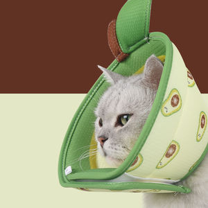 Vente en gros Cône de récupération ajustable personnalisé pour chat Collier de protection souple pour chats, chiots et chatons - Product Image 6