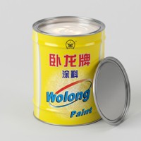 Peinture émail alkyde liquide Wolong, revêtement anti-corrosion décoratif pour structures en acier, machines, surfaces en bois, extérieur