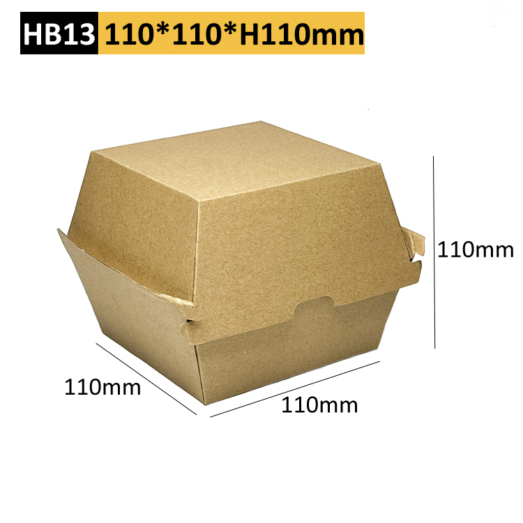 Caja de hamburguesa grande (150 PCS) corrugado