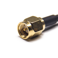 Câble RF coaxial SMA mâle vers MCX MMCX mâle RG316, pigtail 50 Ohm à faible perte, rallonge d'antenne, jumper 6 GHz, 20 cm