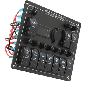 10แก๊งกันน้ำสำหรับรถยนต์รถยนต์เรือทางทะเล Andu RV LED ac/dc Rocker แผงสวิทช์ไฟรถยนต์ - Product Image 6