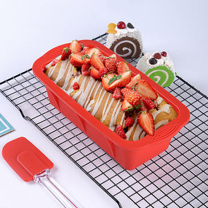 Molde para Hornear de Silicona Rectangular, Antiadherente, Resistente al Calor, de Grado Alimenticio, Ecológico y Fácil de Desmoldar, para Pan - Product Image 1