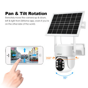 Srihome กล้องวงจรปิดแผงโซลาร์เซลล์7W, 4MP แผงพลังงานแสงอาทิตย์ WiFi กลางแจ้งแบตเตอรี่พลังงานแสงอาทิตย์ PTZ พลังงานเครือข่ายสีเต็มกล้องซิมการ์ด - Product Image 2