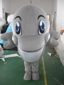 Costume de mascotte de <span class=keywords><strong>dauphin</strong></span> gris personnalisé personnage de dessin animé Costumes de mascotte de baleine animale pour <span class=keywords><strong>adulte</strong></span> - Product Image 2