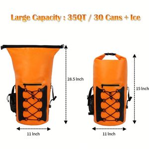 Mochila Nevera Aislada, Bolsa Nevera Ligera a Prueba de Fugas con Capacidad para 30 Latas, para Hombres y Mujeres, Ideal para Picnic, Camping, Senderismo y Playa - Product Image 3
