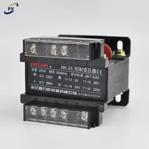 Delixi small controller transformer BK-25VA BK-50VA 25W 380V 220V to 36V 24V 12V6V Electric switch