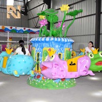 Manège Nova Rides : Balançoire Rotative Avion, Qualité Supérieure, 12 Places, Manège Petite Grenouille, Manèges Extérieurs pour Parcs d'Attractions pour Enfants