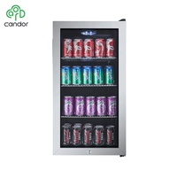 Réfrigérateur à vin électrique en acier inoxydable Pepsi promotionnel, homologué ETL, pour le marché américain, usage hôtelier et domestique, 88L