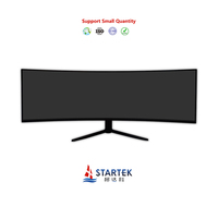 Écran d'ordinateur incurvé pour joueur personnalisé de 49 pouces 3840x1080, écran LCD de jeu haute résolution 1 ms