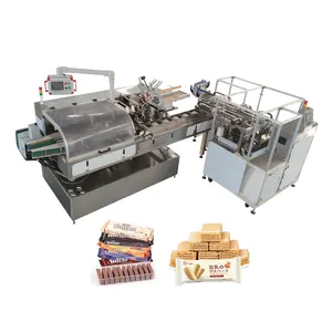 Fully automatic case packer Horizontal carton packaging line Hot melt glue cartoner machine Package equipment for case box