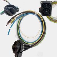 Nouvelle prise de charge pour véhicule électrique AC Type 2, 63A 32A, pour voitures électriques, accessoires de chargeur EV