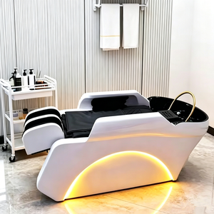 Lit de massage électrique pour salon, lit de spa capillaire, fauteuil de lavage pour salon de coiffure avec thérapie de la tête - Product Image 5