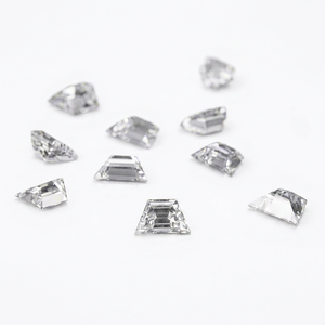Prix d'usine Diamants en vrac de forme trapézoïdale de 1 carat, cultivés en laboratoire, taille excellente, blancs, petite taille, clarté VVS-VS, pour la fabrication de bijoux - Product Image 1
