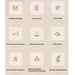 Colchón de Masaje con Bolsas de Aire Completas, Cojín de Compresión Caliente, Masajeador Multifuncional para Cintura con Bolsas de Aire - Product Image 4