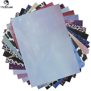 กระดาษทรานเฟอร์แบบซึมซับ, กระดาษทรานเฟอร์แบบระเหิดสีน้ำ <span class=keywords><strong>16</strong></span> แผ่น, ขนาด 12x12 นิ้ว สำหรับเครื่องรีดร้อน DIY บนเสื้อยืด - Product Image 6