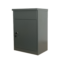 Boîte à colis autoportante en acier galvanisé WELDON OEM avec serrure antivol, accès frontal supérieur, boîte de livraison de colis