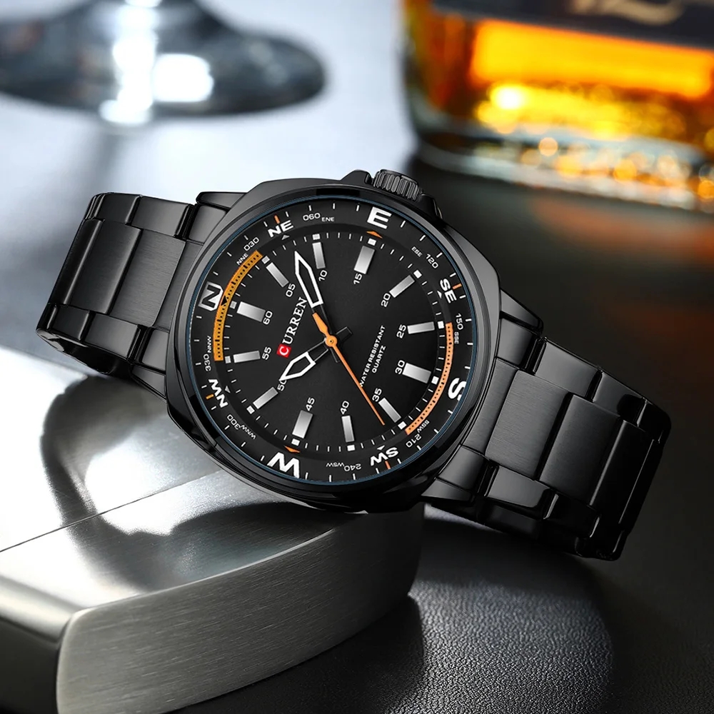 CURREN 8455 Luminous Man Quartz Watch - Fashion & Business