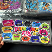 Diseños Populares de Envolturas para Tazas UV DTF al por Mayor, Transferencias UV DTF de Dibujos Animados para Tazas, Decoración de Envolturas para Tazas