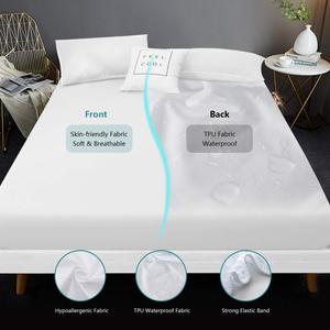 Protector de Colchón Impermeable al por Mayor, Funda de Colchón para el Hogar, <span class=keywords><strong>Cubre</strong></span> Colchón Completo con Cierre - Product Image 2
