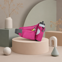 Sac banane étanche en polyester avec fermeture éclair, forme cylindrique, unisexe, pour la randonnée, le cyclisme, la course à pied et les voyages